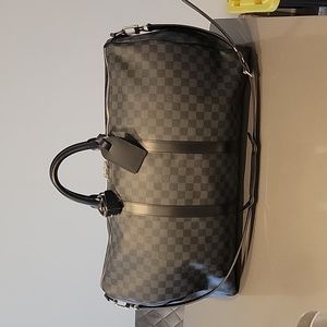 Louis Vuitton Keepall Bandoulière 55 Damier Graphite